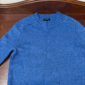 J. Crew Women's Blue Crewneck Sweater